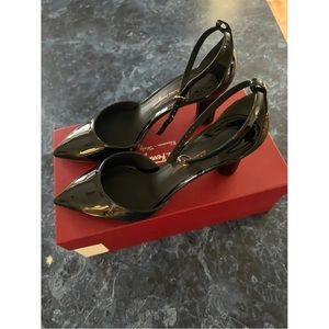 salvatore ferragamo patent leather heels